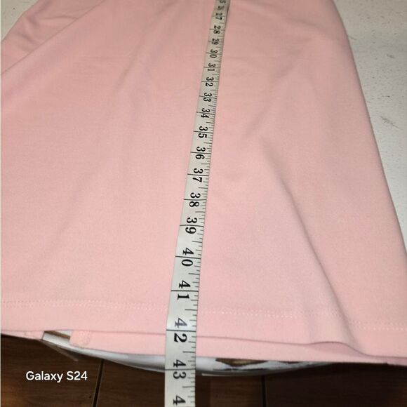 Elegant Pink Spaghetti Strap Dress Large - Picture 4 of 13